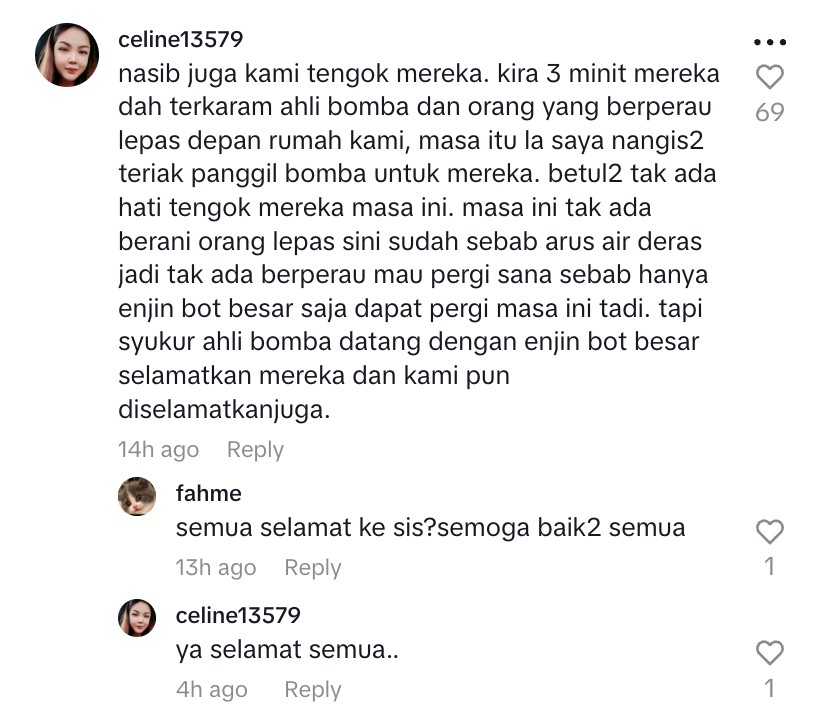 bot karam ketika proses pemindahan